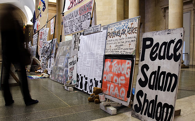 Mark Wallinger's State Britain, 2007 