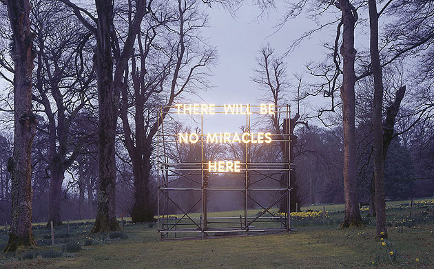 Nathan Coley's There Will Be No Miracles Here, 2006 