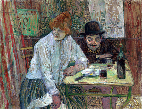 Henri de Toulouse-Lautrec: At the Café La Mie, 1891