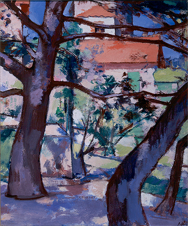 SJ Peploe: Landscape - Cassis, 1890