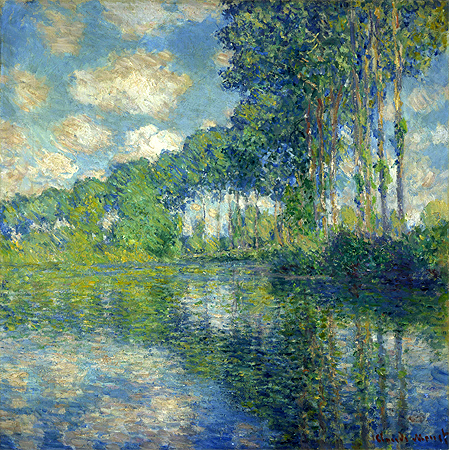 Claude Monet: Poplars on the Epte (1891)