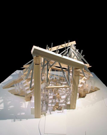 Plans for the Serpentine Gallery Pavilion 2008