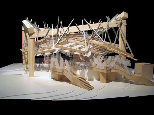 Plans for the Serpentine Gallery Pavilion 2008