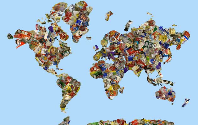 Gavin Turk, Mappa Del Mundo, 2008