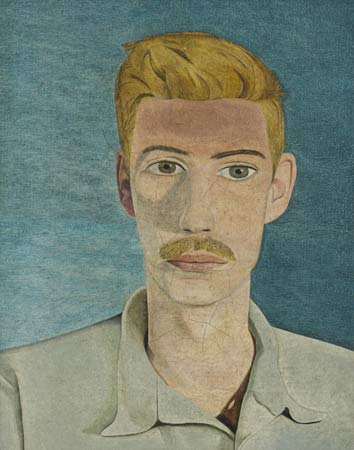 Portrait of a man (John Craxton), painted in 1946