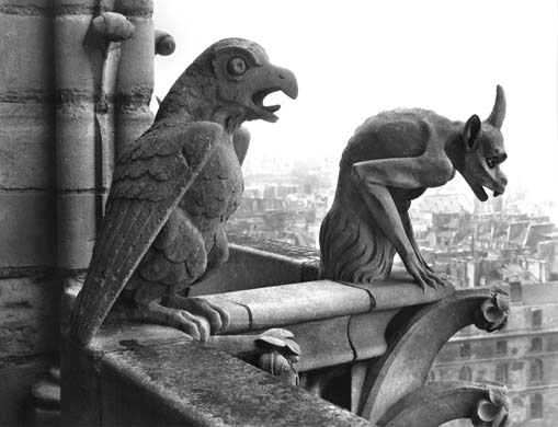 Gargoyles on Notre Dame