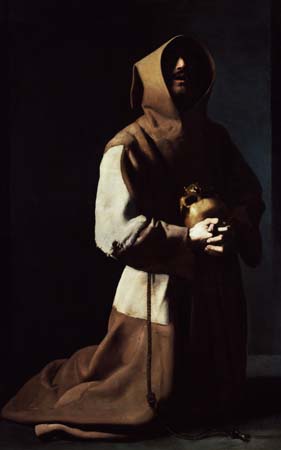 Saint Francis by Francisco de Zurbaran