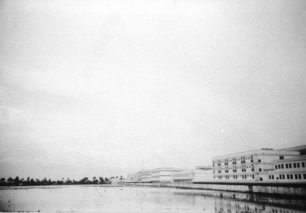 This is some government building, near the Mekong delta in Vietnam