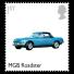 British design stamps alternative: MGB Roadster