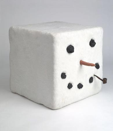 Keith Tyson's snowman