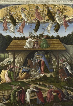 The Mystic Nativity by Sandro Botticelli (1500)