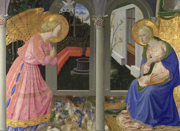 The Annunciation by Zanobi Strozzi (c1440-5)