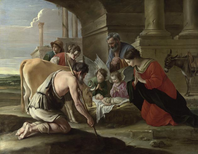 The Adoration of the Shepherds by the Le Nain Brothers