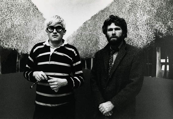RB Kitaj and David Hockney 