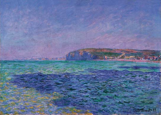 Shadows on the Sea. The Cliffs at Pourville, 1882