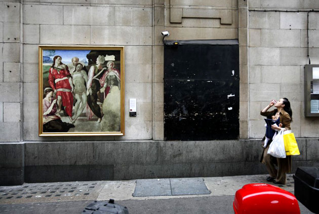 National Gallery street art