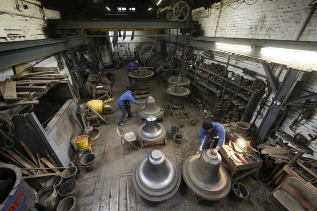 The Loam foundry room at the Whitechapel Bell Foundry