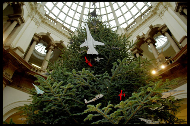Tate Britain Christmas tree