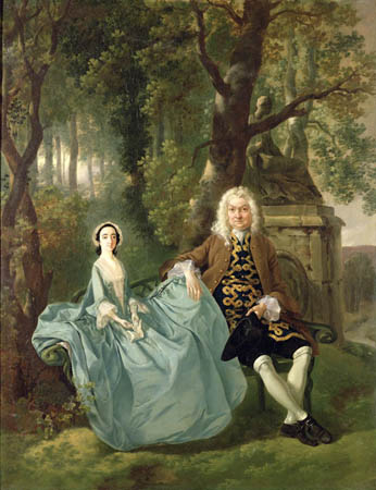 Mr and Mrs Carter of Bullingdon House, Bulmer, Essex by Thomas Gainsborough
