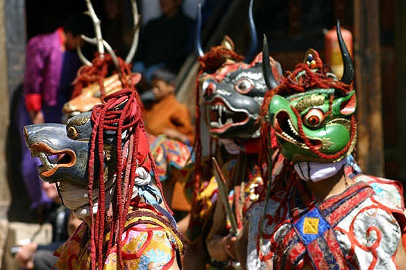 Dancers, Bhutan