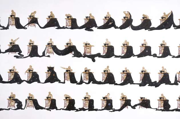 N S Harsha Creation of Gods Acrylic on canvas 2007