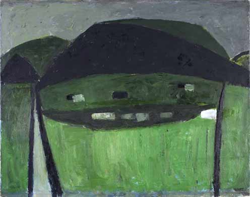 Slagheap Landscape, 1953, by William Scott