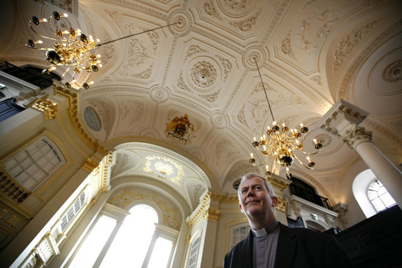 Reverend Nicholas Holtam in St Martin-in-the-Fields
