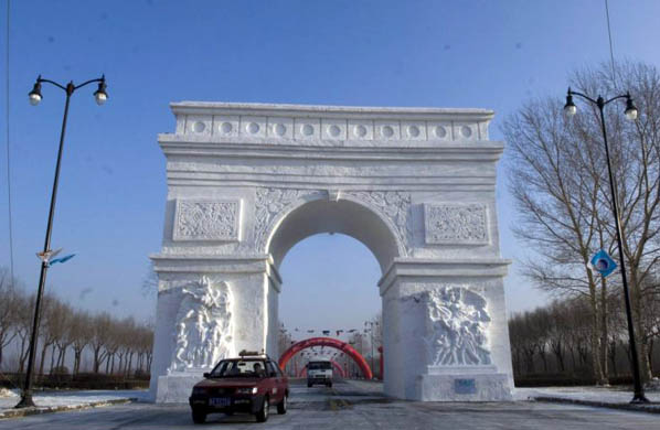 snow sculpture