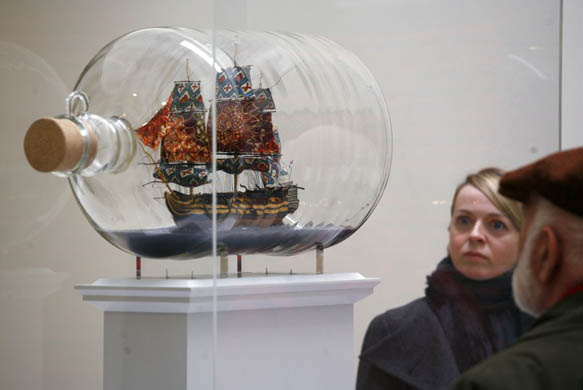 Nelson's Ship in a Bottle by Yinka Shonibare 