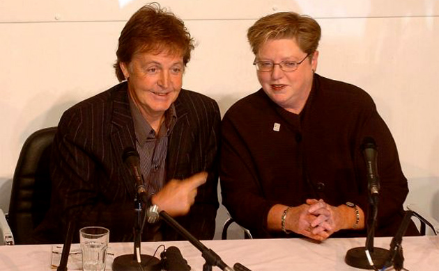 Paul McCartney and Robyn Archer