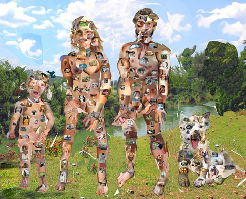 Olaf Breunning Collage Family (2007)