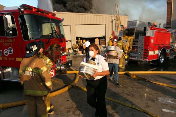 Fire at Universal Studios