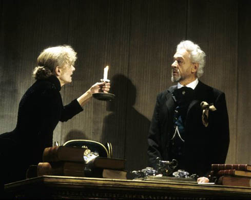 Vanessa Redgrave and Paul Scofieldin 'John Gabriel Borkman' at the Lyttelton Theatre