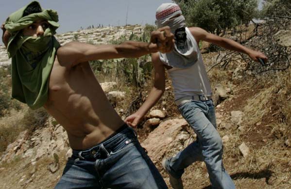Palestinian protestors