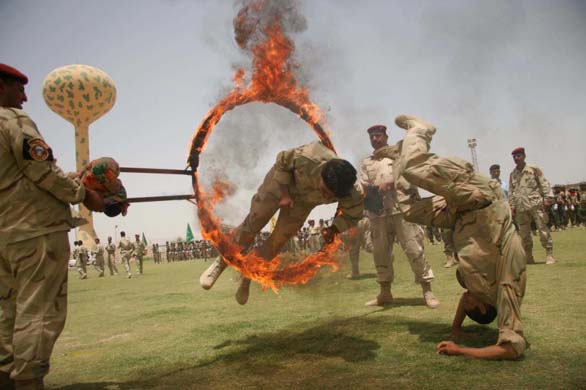 Iraqi army parade