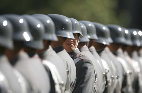 Chilean military ceremony