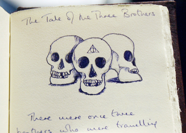 An inside page of The Tale of Beedle the Bard