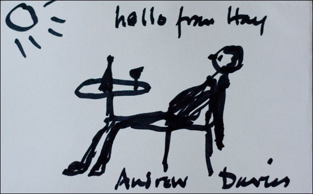 Postcard from Hay festival