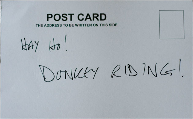 Postcard from Hay festival