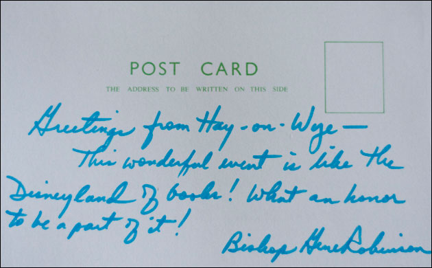 Postcard from Hay festival