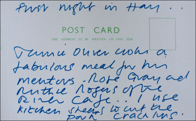 Postcard from Hay festival