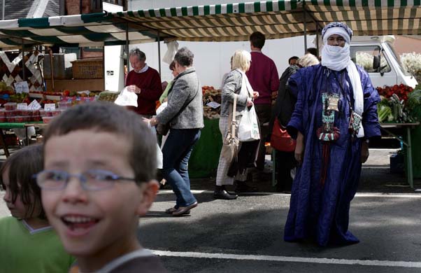 Hay festival: market day
