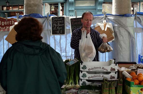 Hay festival: market day