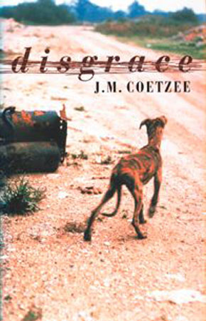 The jacket of 'disgrace' by J M Coetzee