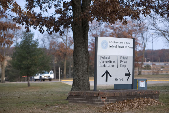 Prison entrance, Oxford, Wisconsin