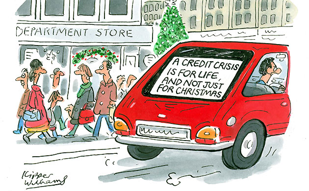 Kipper Williams Christmas: credit cards