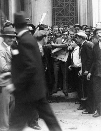 Outside New York Stock Exchange October 1929 