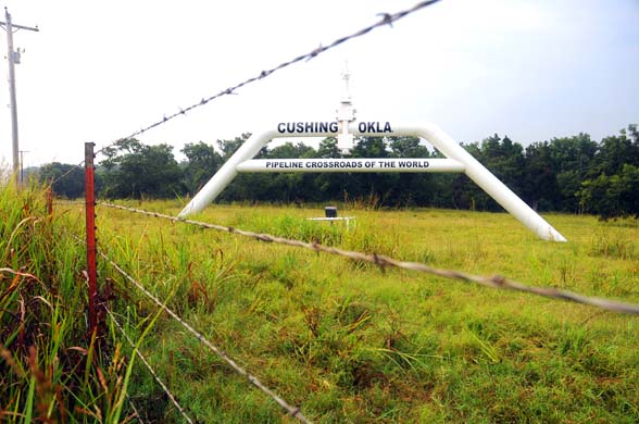 Cushing Oklahoma crude oil supply