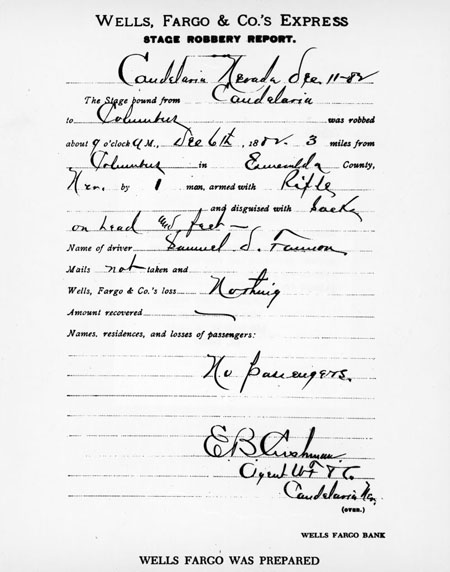 Historical photographs of Wells Fargo and company bank