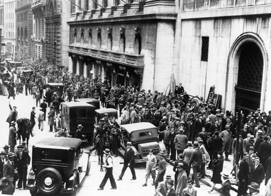 stock market crash of 1929. New York Stock Exchange 1929